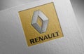 Renault on paper texture